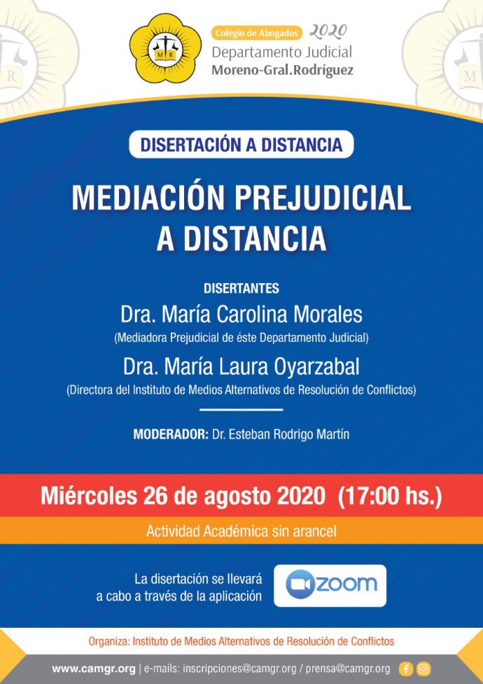 MEDIACION PREJUDICIAL A DISTANCIA